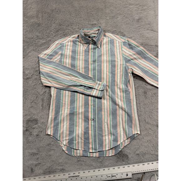 Gitman Bros Shirt Mens Small Button Down Made in USA Vintage Stripe For J Crew - Picture 2 of 8
